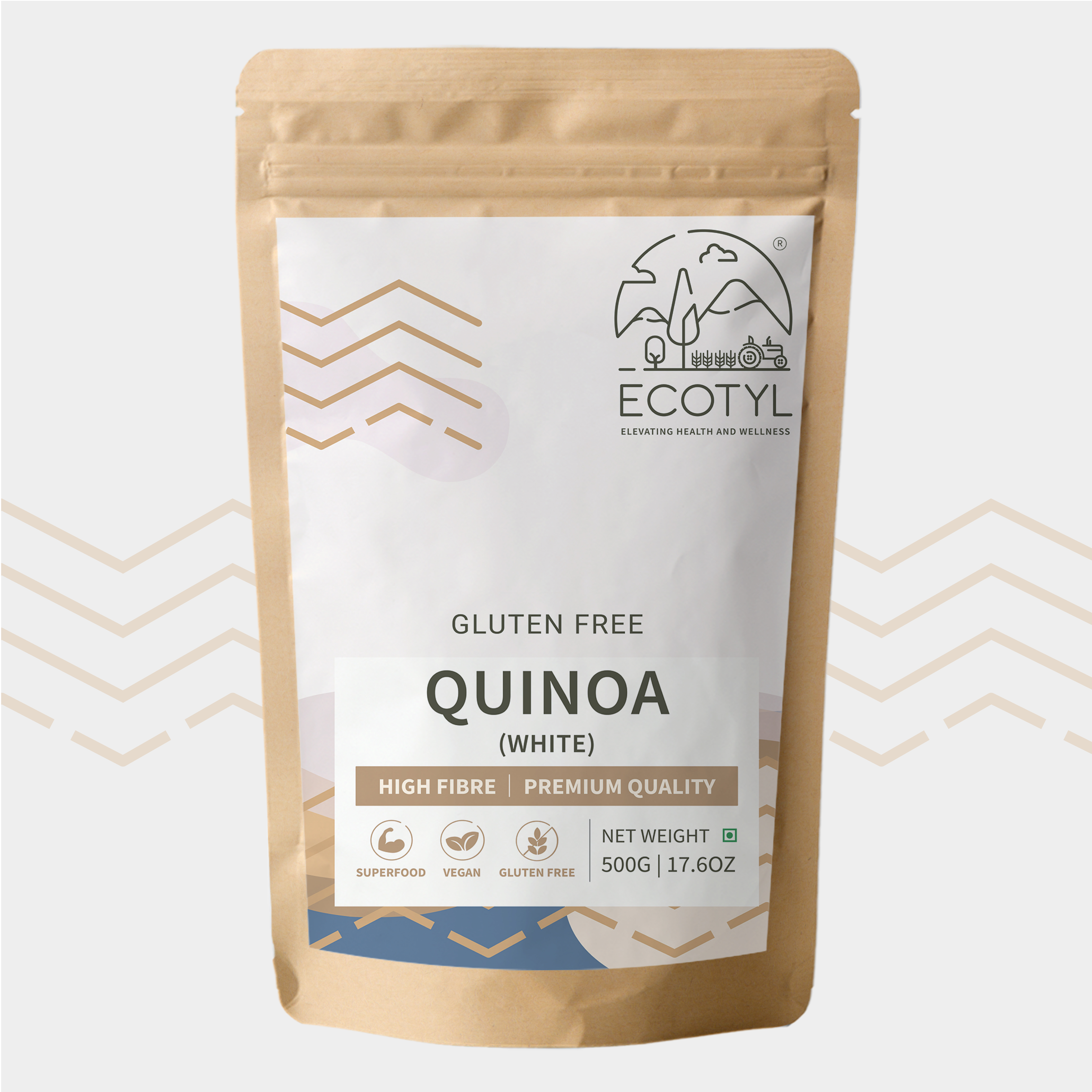 Ecotyl Quinoa (White) | Gluten Free | High Protein | 500g